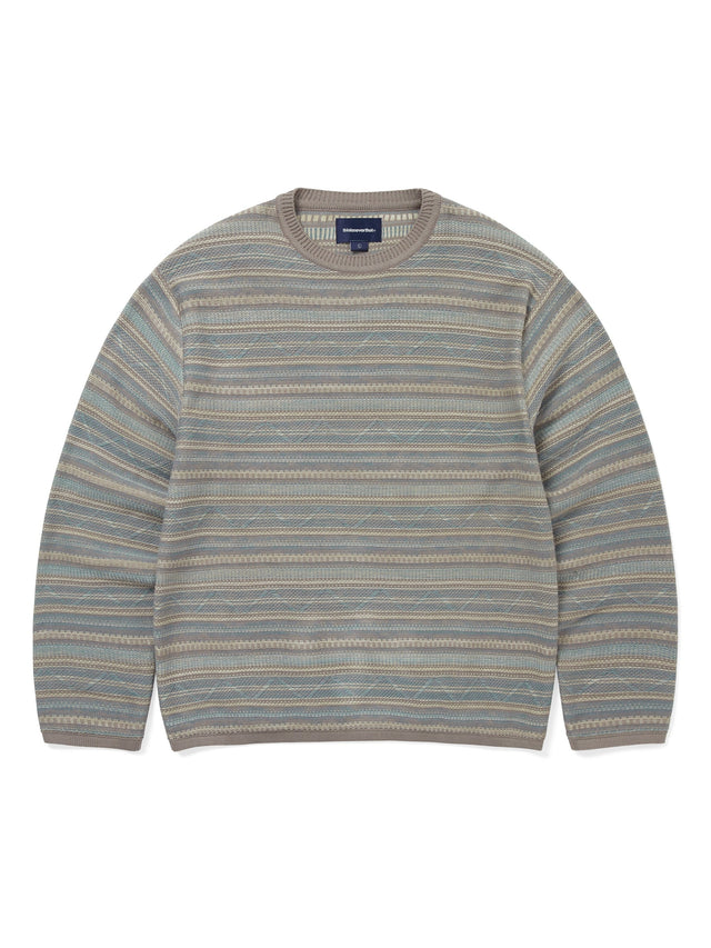 Pattern Knit Crew