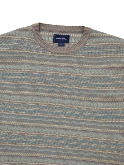 Pattern Knit Crew