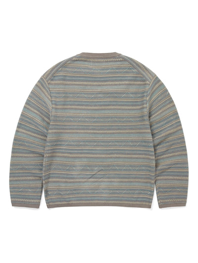 Pattern Knit Crew