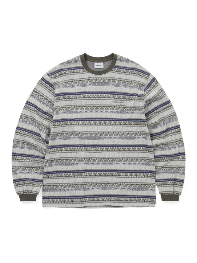 Pattern Striped L/S Tee