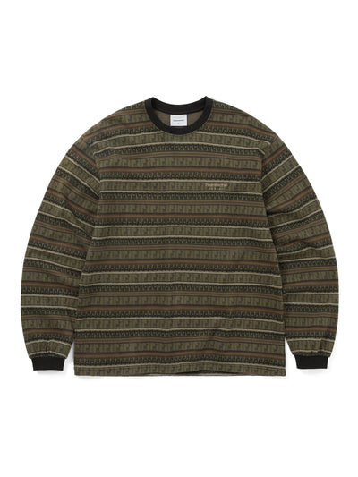 Pattern Striped L/S Tee