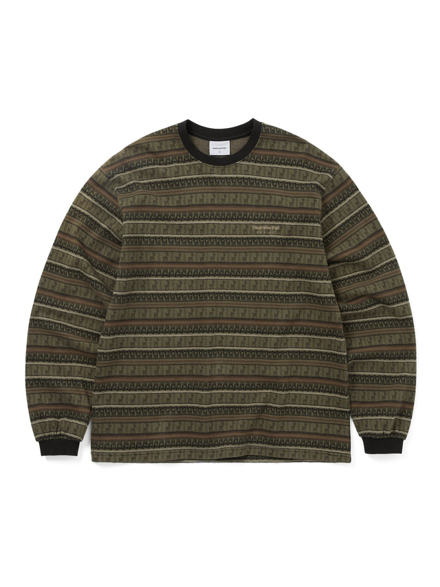 Pattern Striped L/S Tee