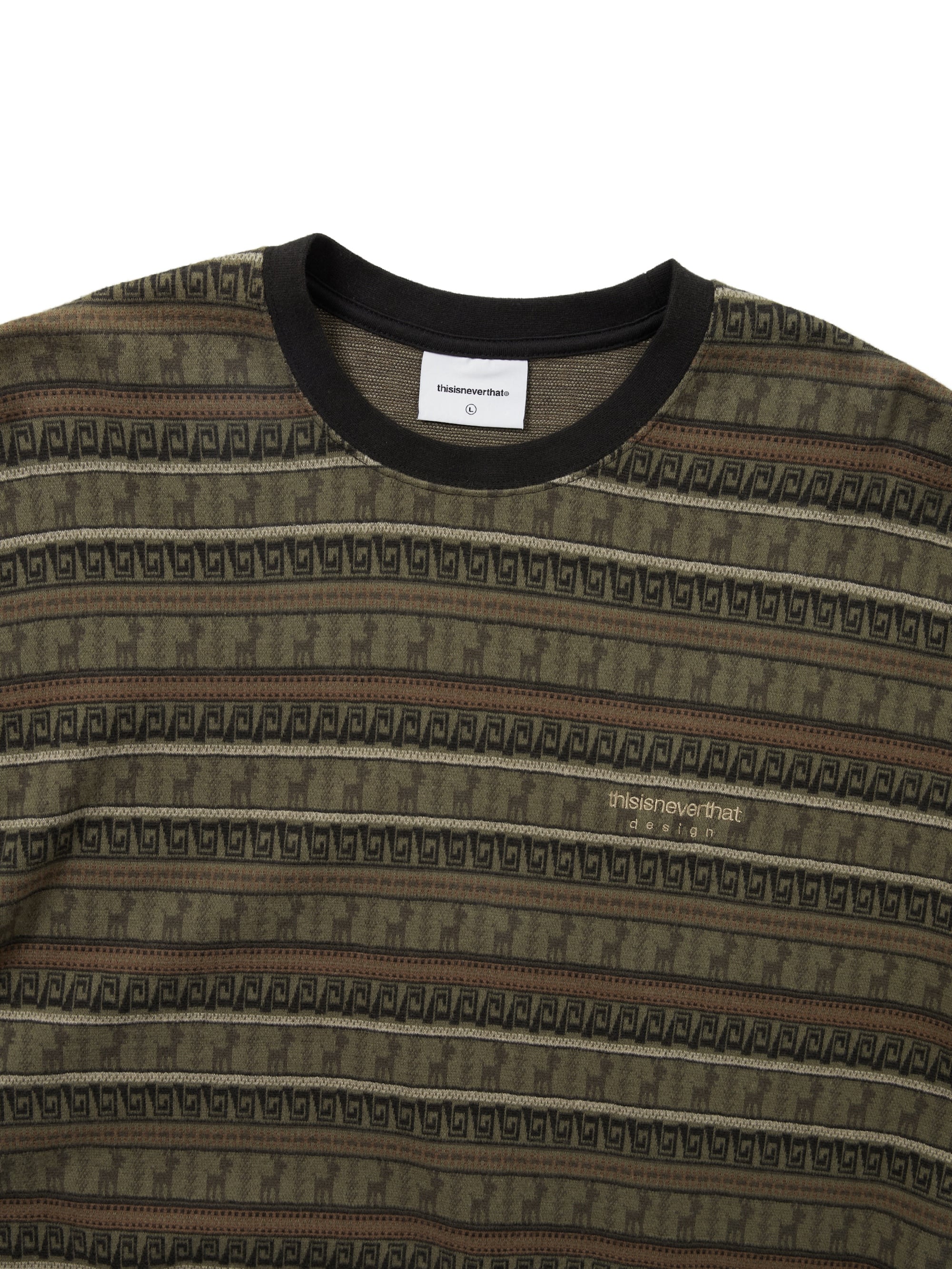 Pattern Striped L/S Tee
