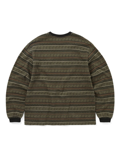 Pattern Striped L/S Tee