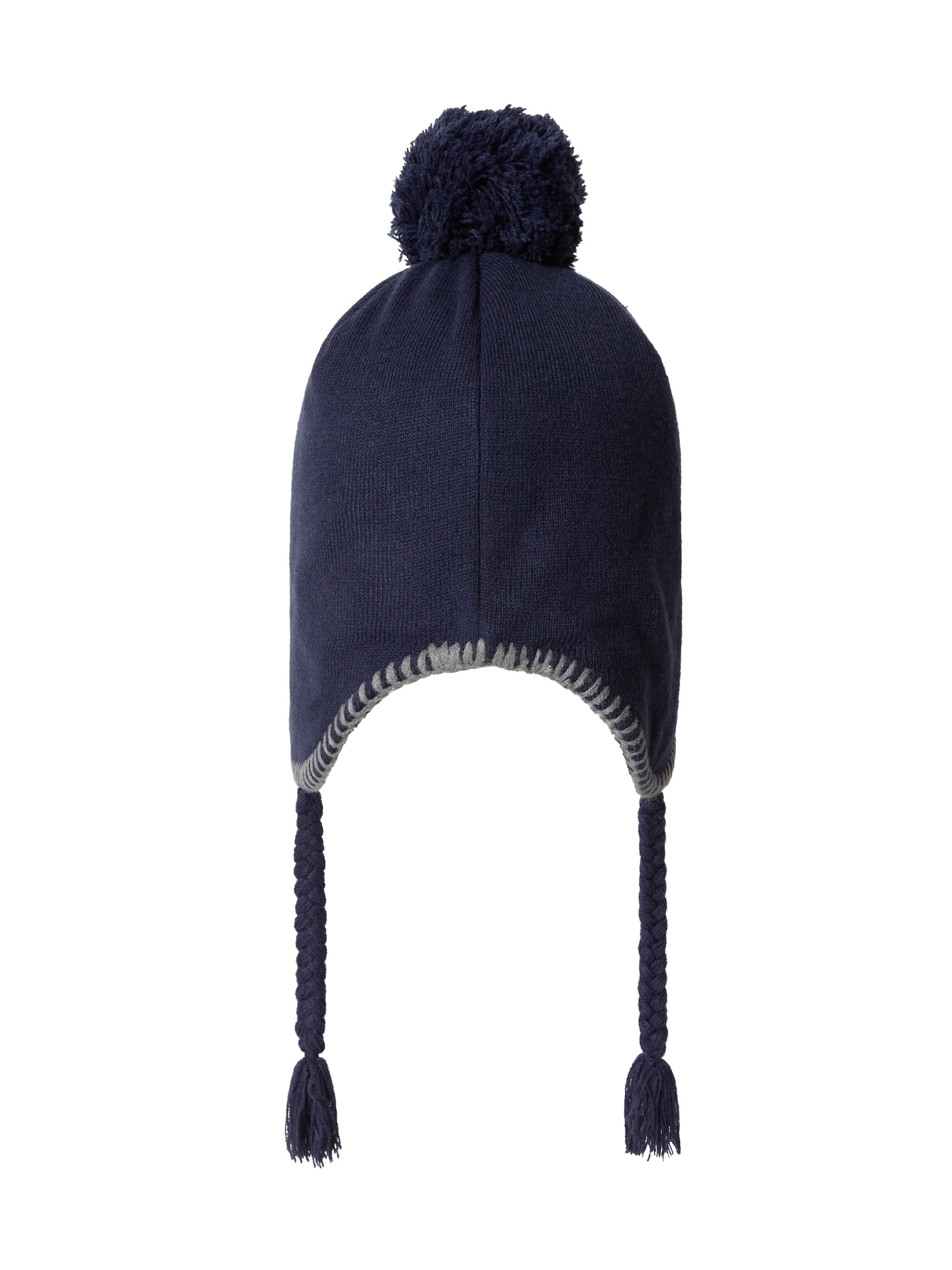 Pom Earflap Beanie