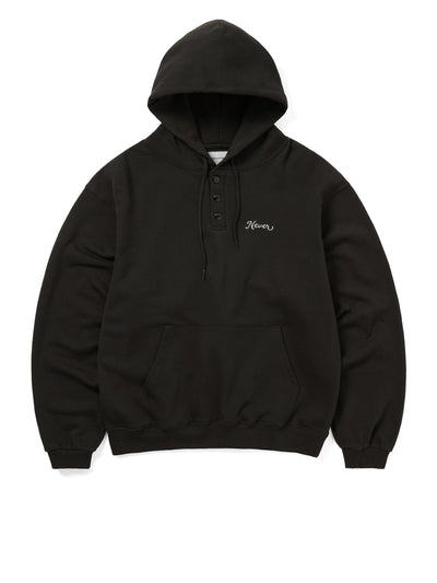 Quarter Button Hoodie