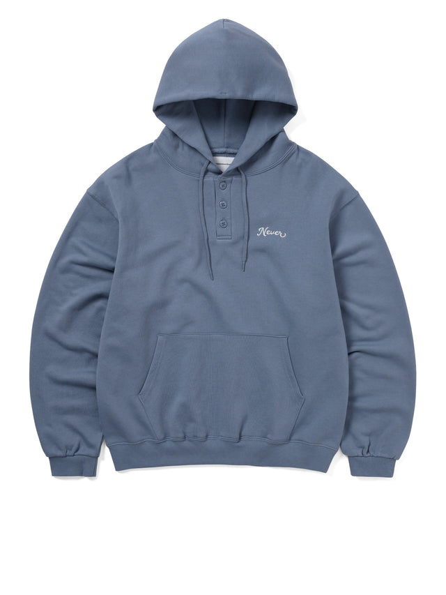 Quarter Button Hoodie