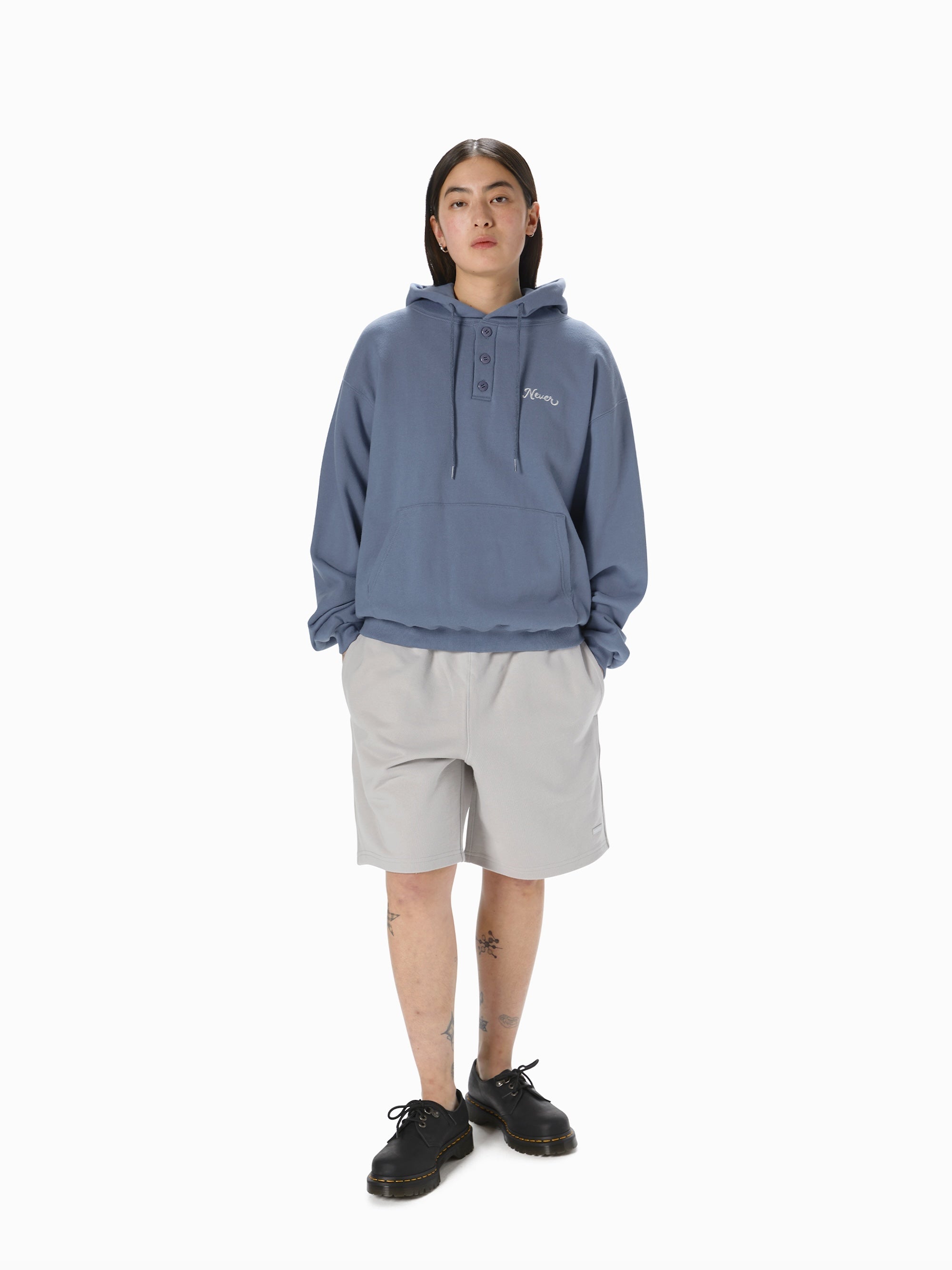 Quarter Button Hoodie