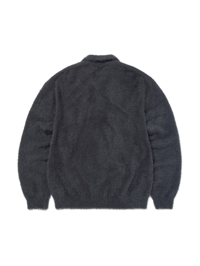 SCT-Logo Shaggy Knit Polo