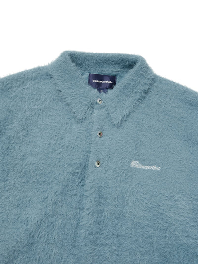SCT-Logo Shaggy Knit Polo