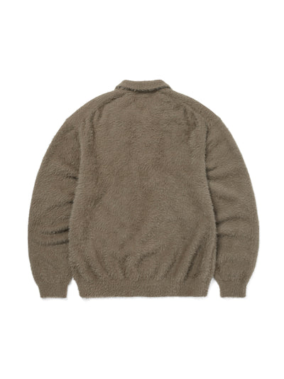 SCT-Logo Shaggy Knit Polo