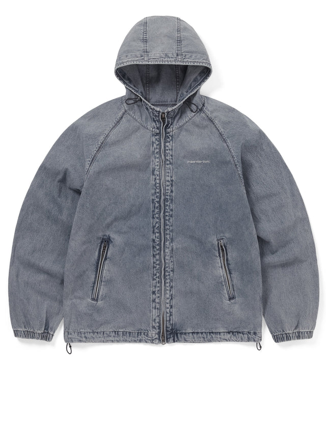 SP-Logo Denim Windbreaker
