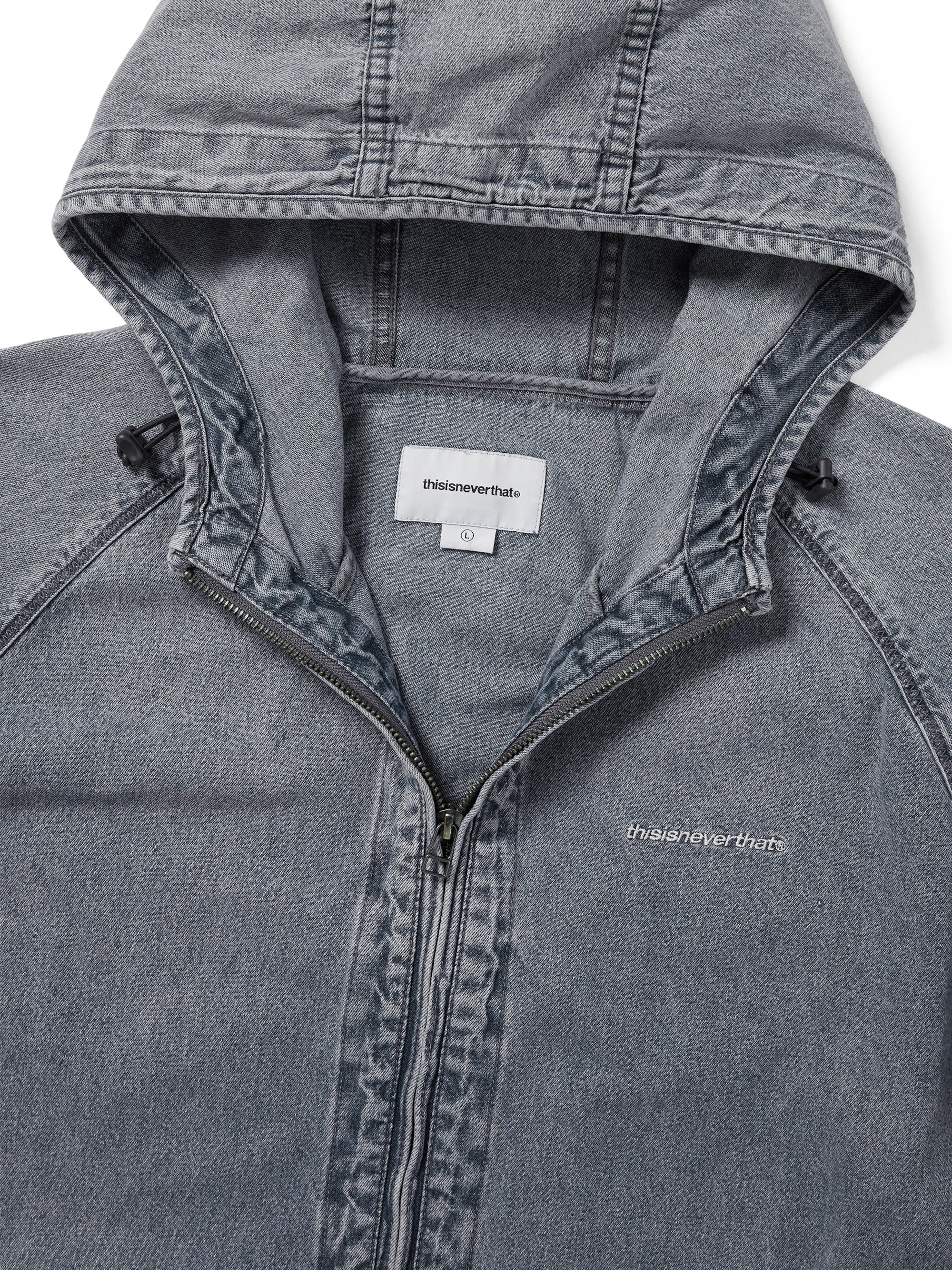 SP-Logo Denim Windbreaker