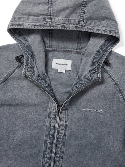 SP-Logo Denim Windbreaker