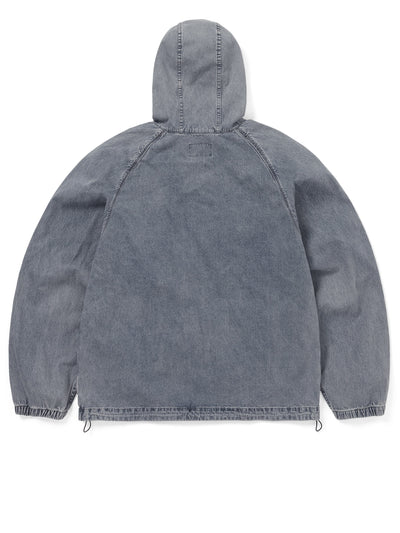 SP-Logo Denim Windbreaker