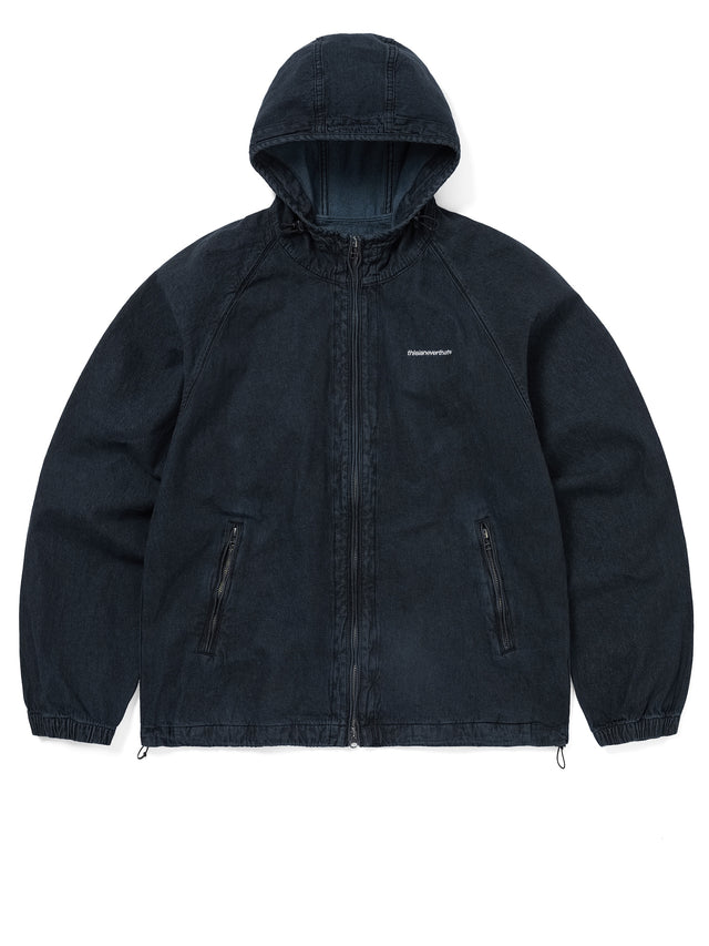 SP-Logo Denim Windbreaker