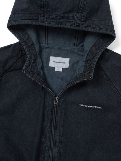 SP-Logo Denim Windbreaker