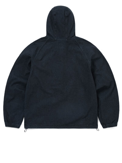 SP-Logo Denim Windbreaker