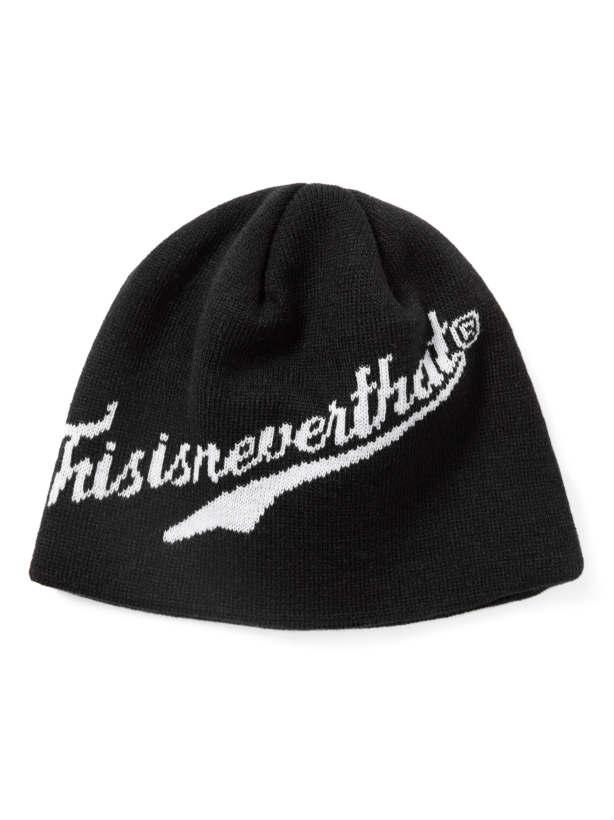 Script-Logo No Cuff Beanie