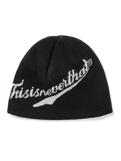 (FW24)Script Logo No Cuff Beanie