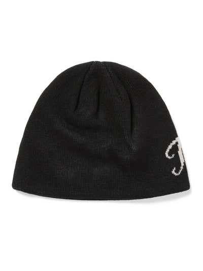 Script Logo No Cuff Beanie