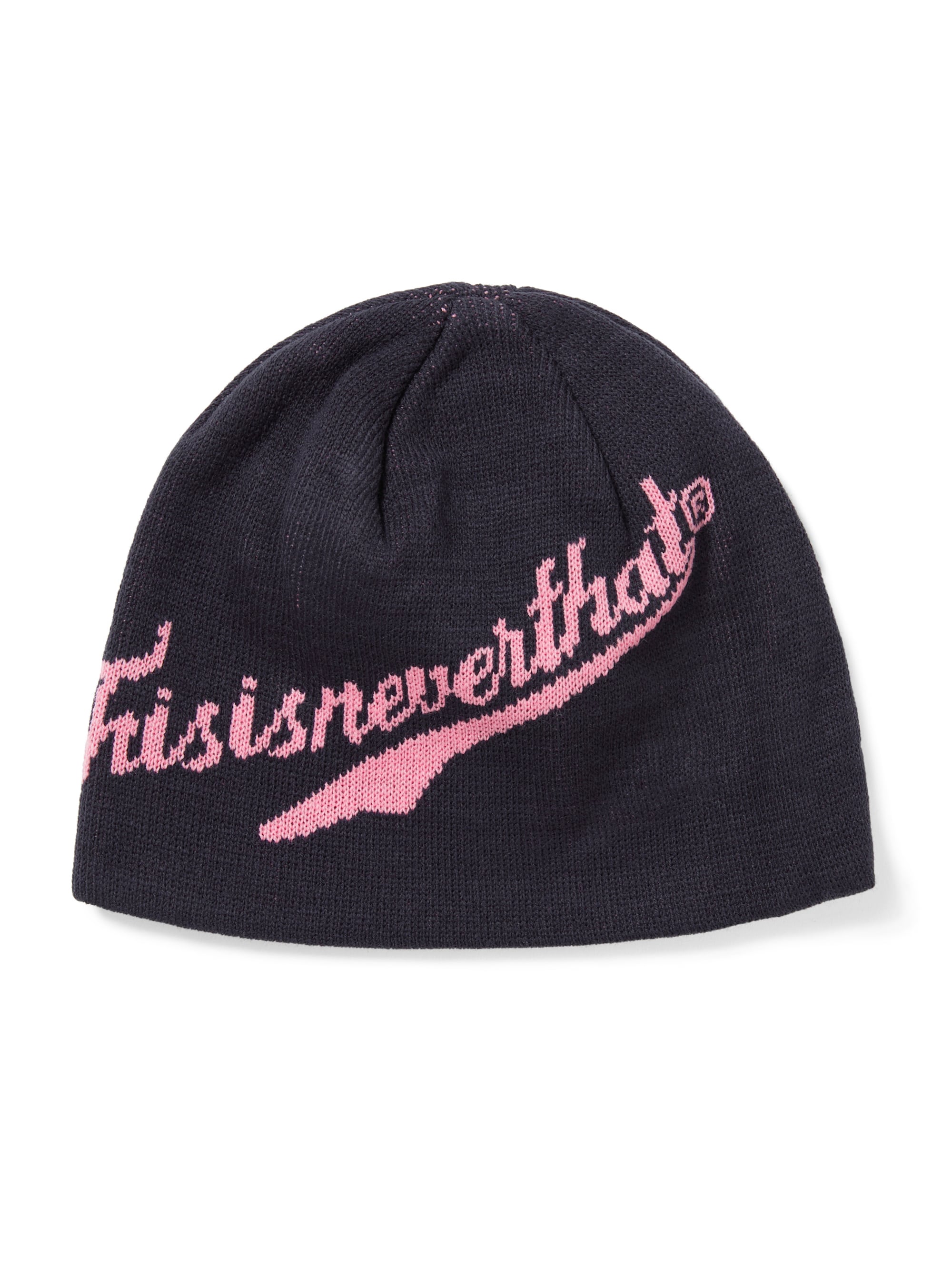 (FW24)Script Logo No Cuff Beanie