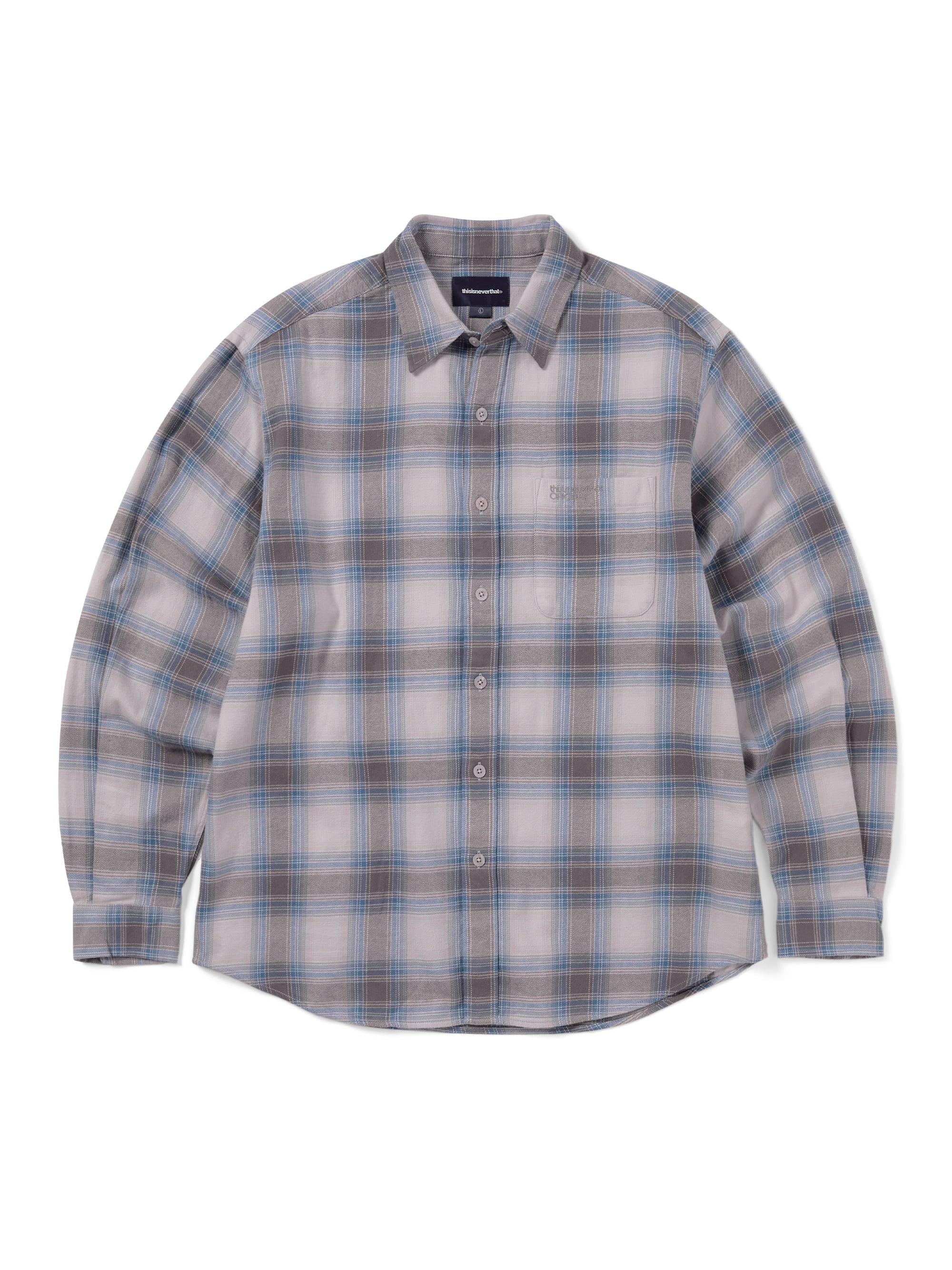 Shadow Plaid Flannel Shirt