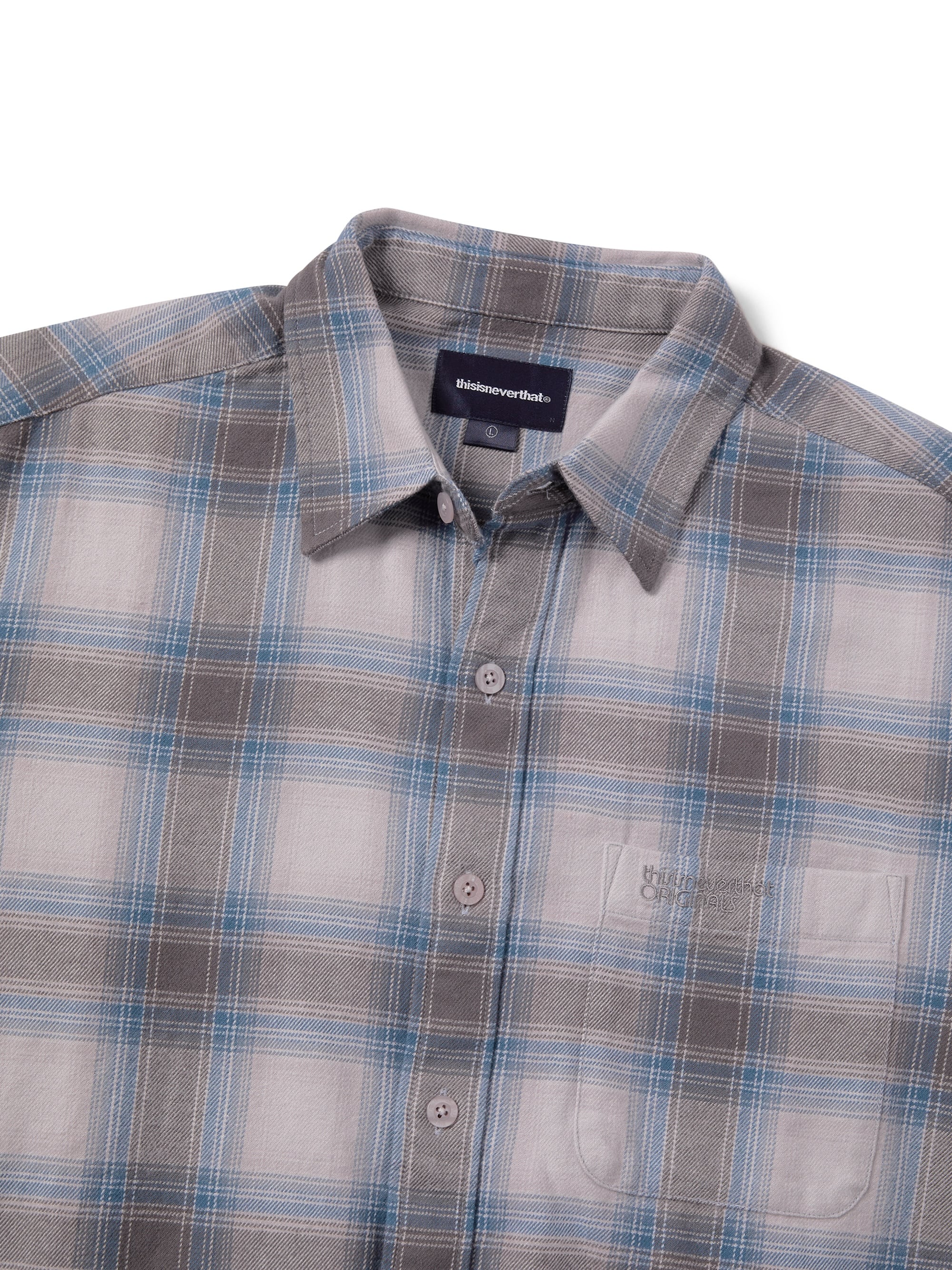 Shadow Plaid Flannel Shirt