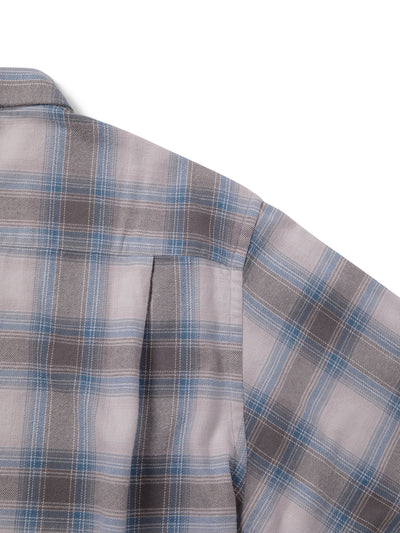 Shadow Plaid Flannel Shirt