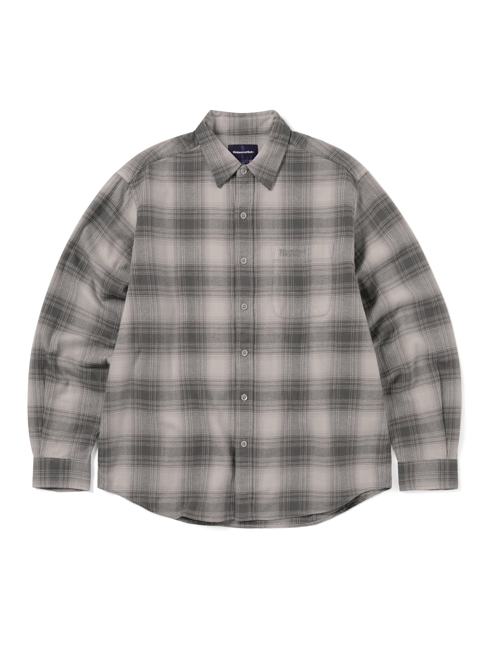 Shadow Plaid Flannel Shirt