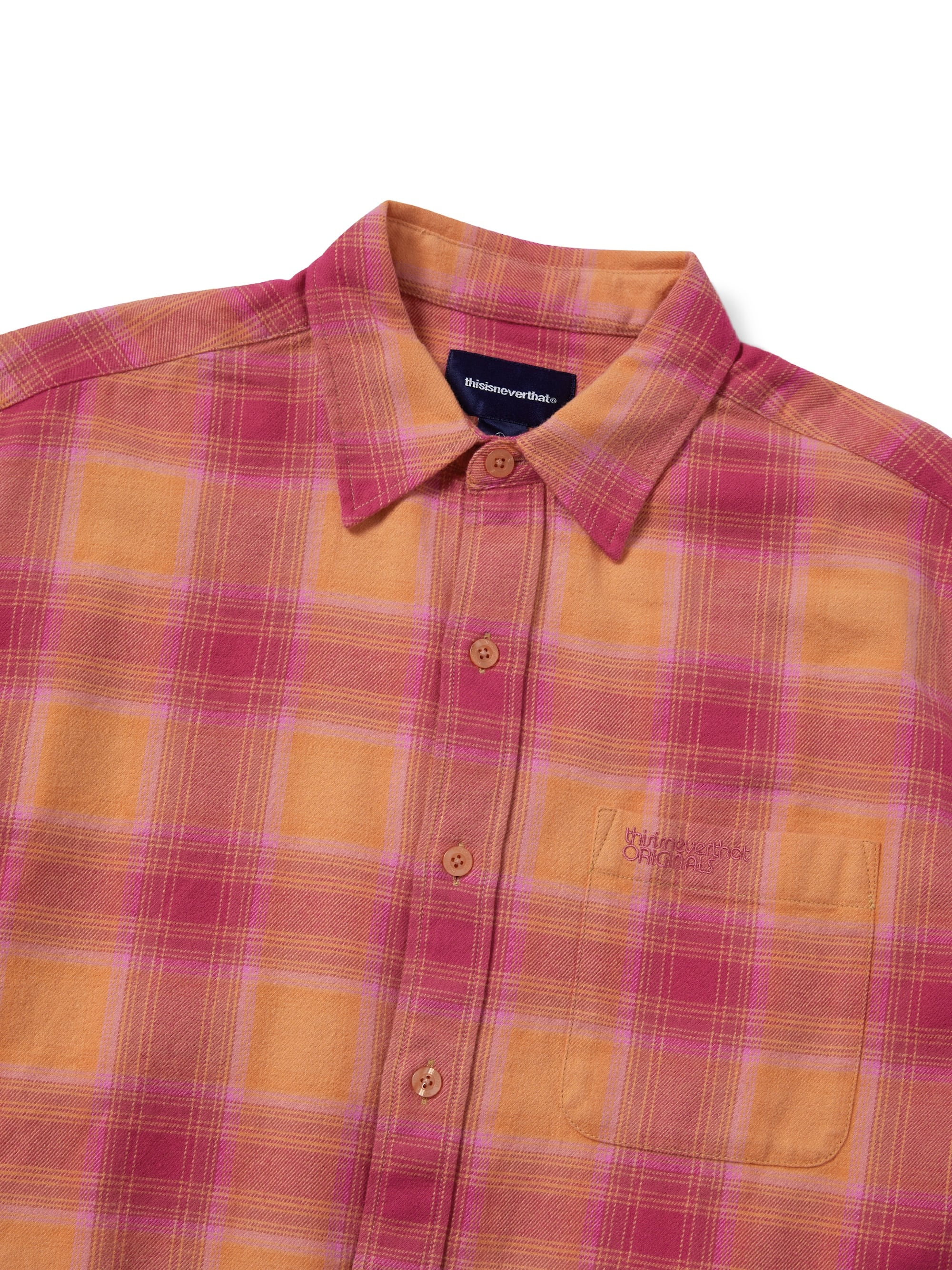 Shadow Plaid Flannel Shirt