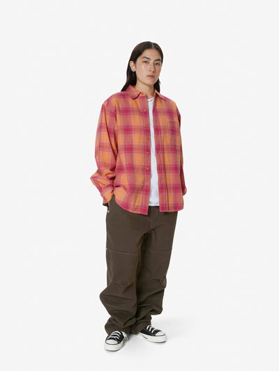 Shadow Plaid Flannel Shirt