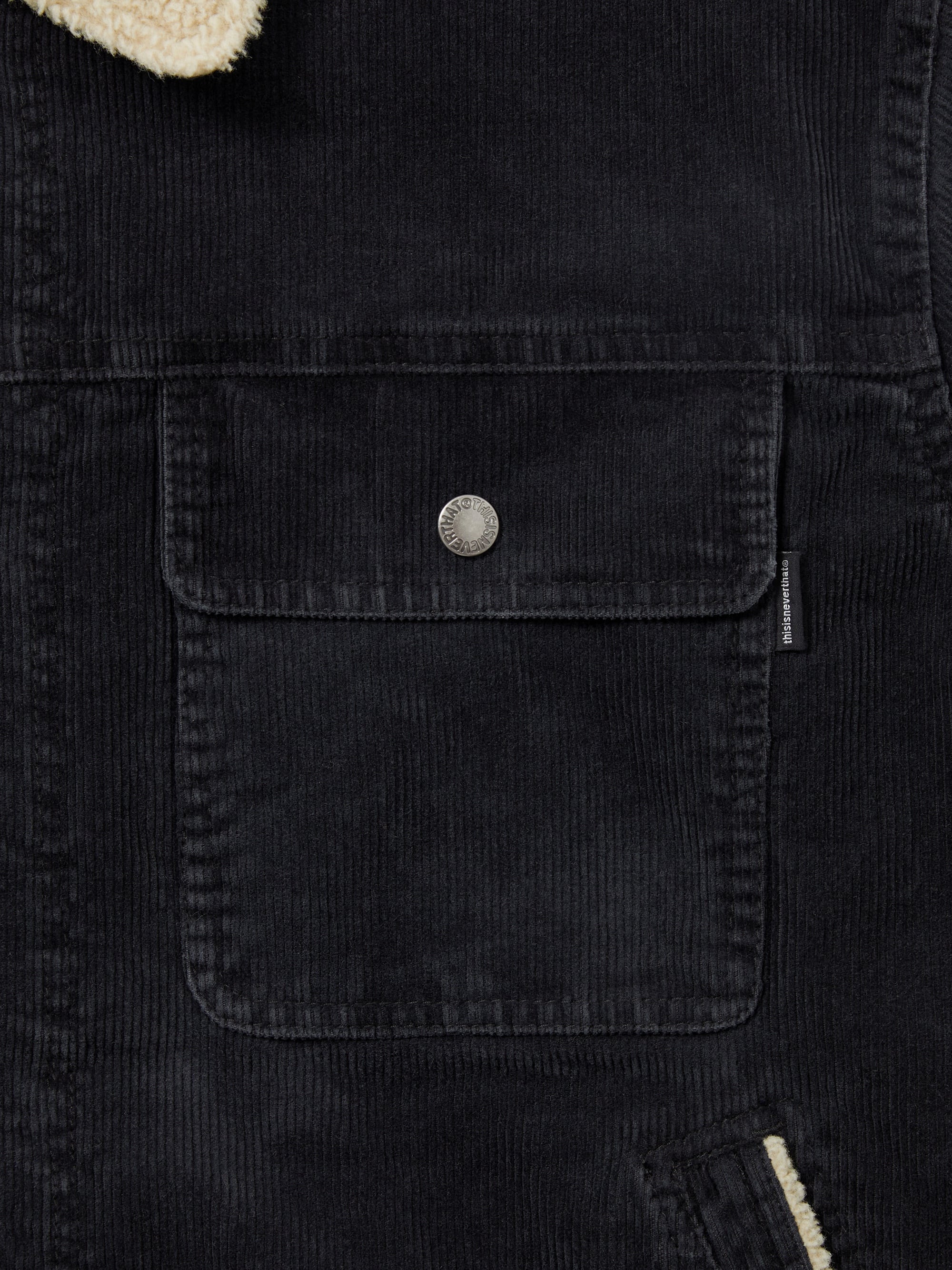 Sherpa Lined Corduroy Trucker Jacket
