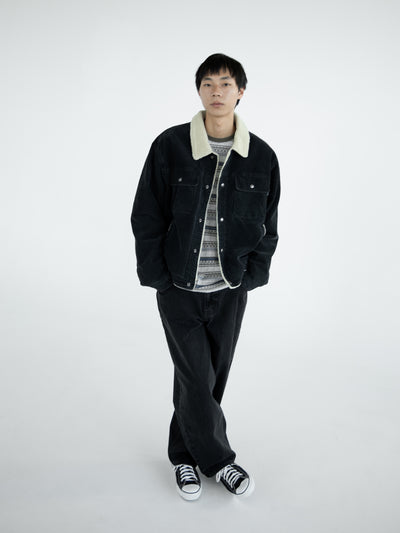 Sherpa Lined Corduroy Trucker Jacket