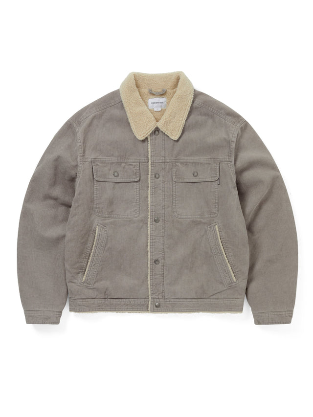 Sherpa Lined Corduroy Trucker Jacket