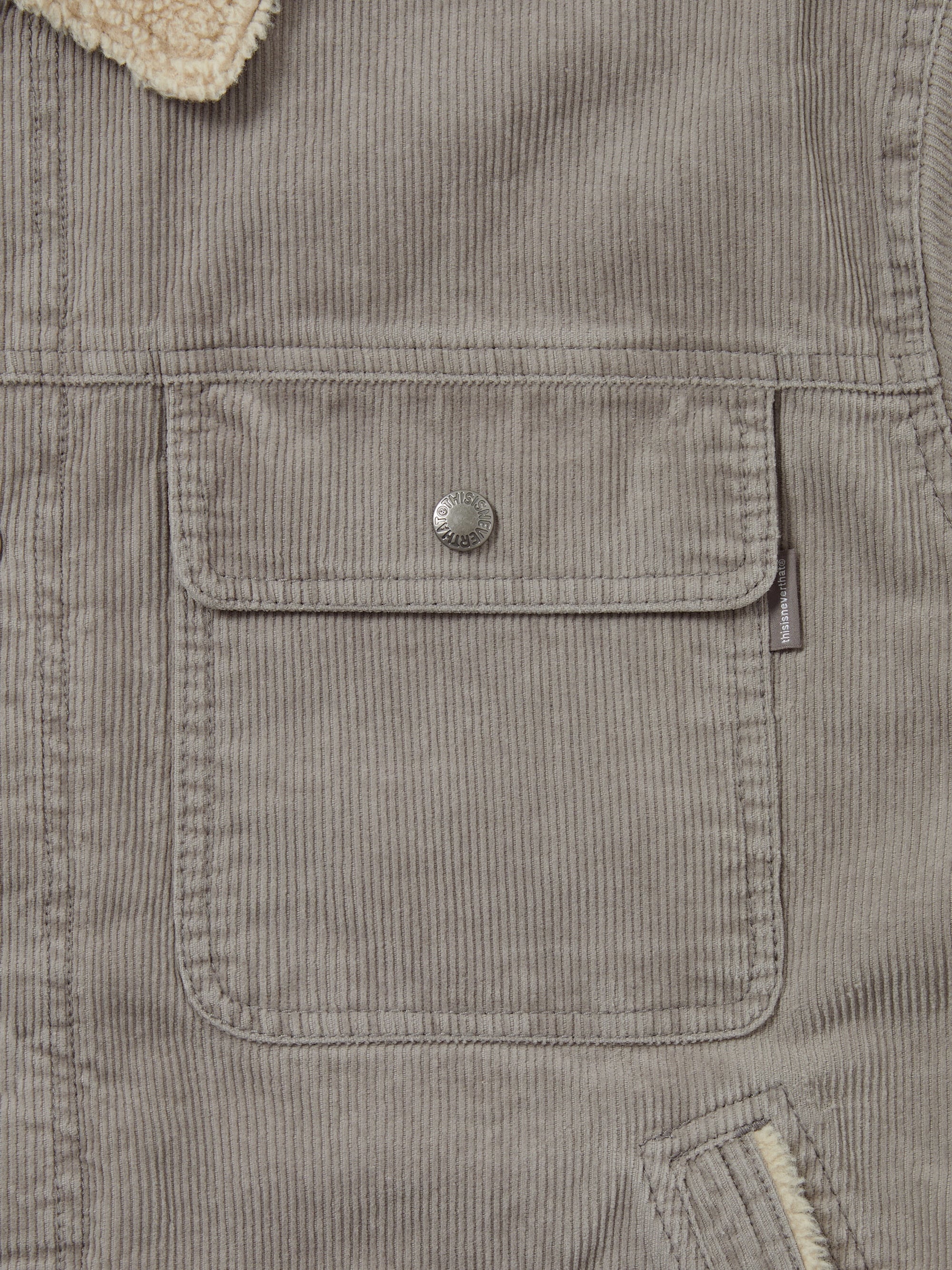 Sherpa Lined Corduroy Trucker Jacket