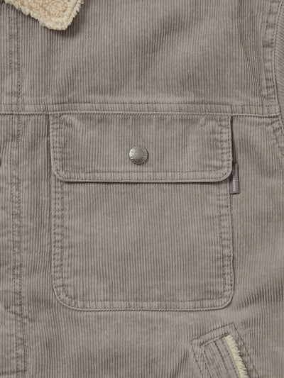 Sherpa Lined Corduroy Trucker Jacket