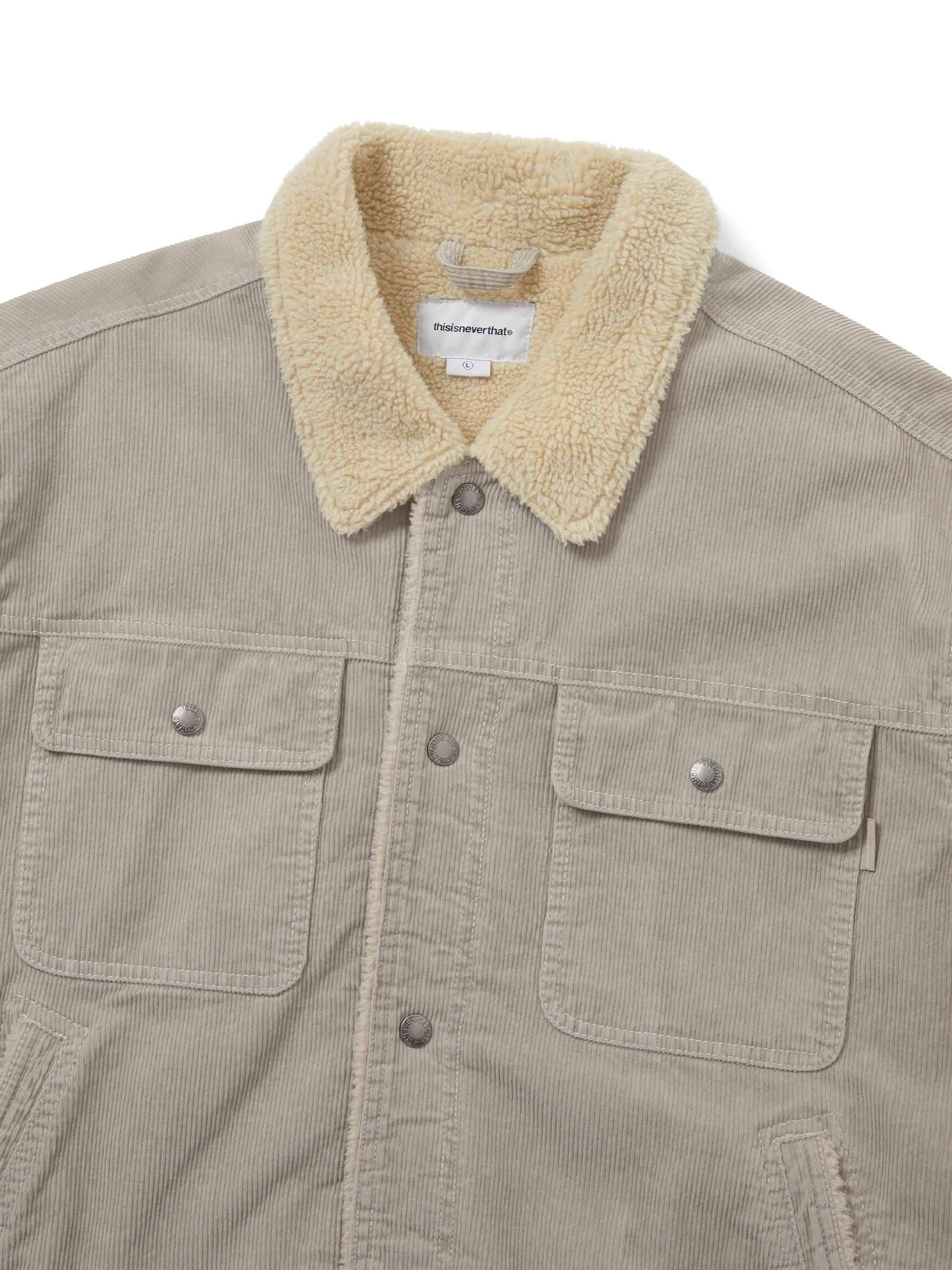 Sherpa Lined Corduroy Trucker Jacket