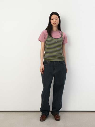 Sleeveless Striped W Top