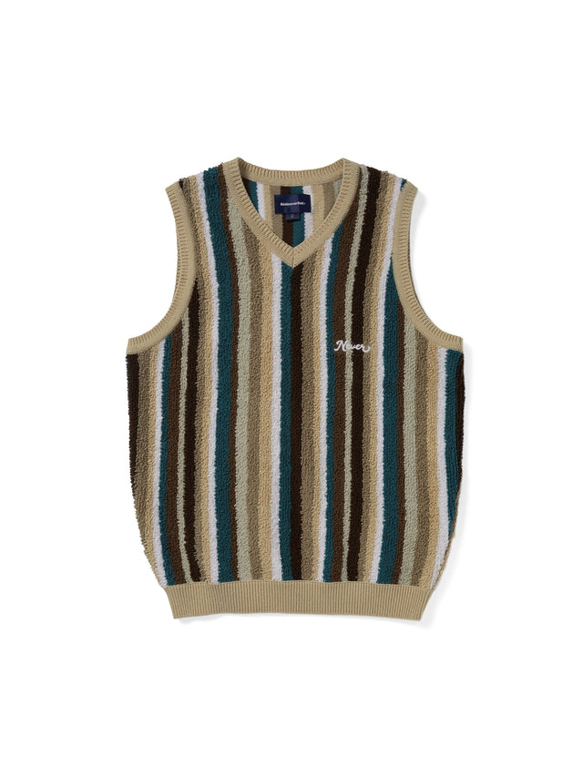 Striped Knit Vest