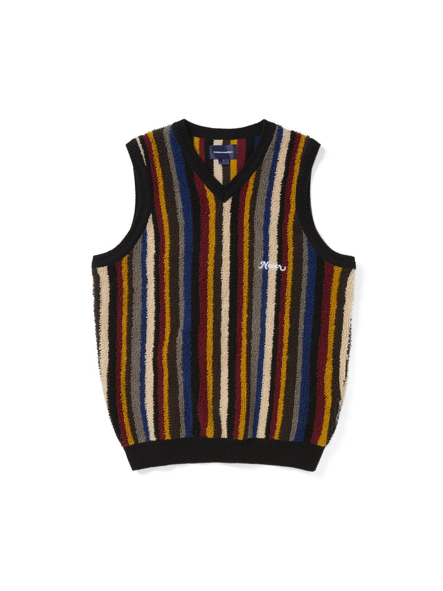 Striped Knit Vest