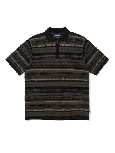 Striped S/S KnIt Polo