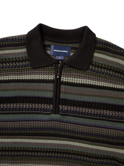Striped S/S KnIt Polo