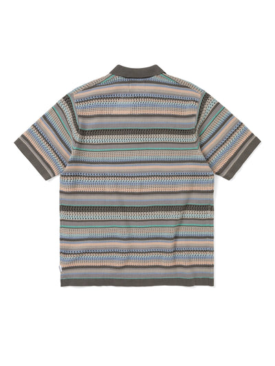Striped S/S KnIt Polo
