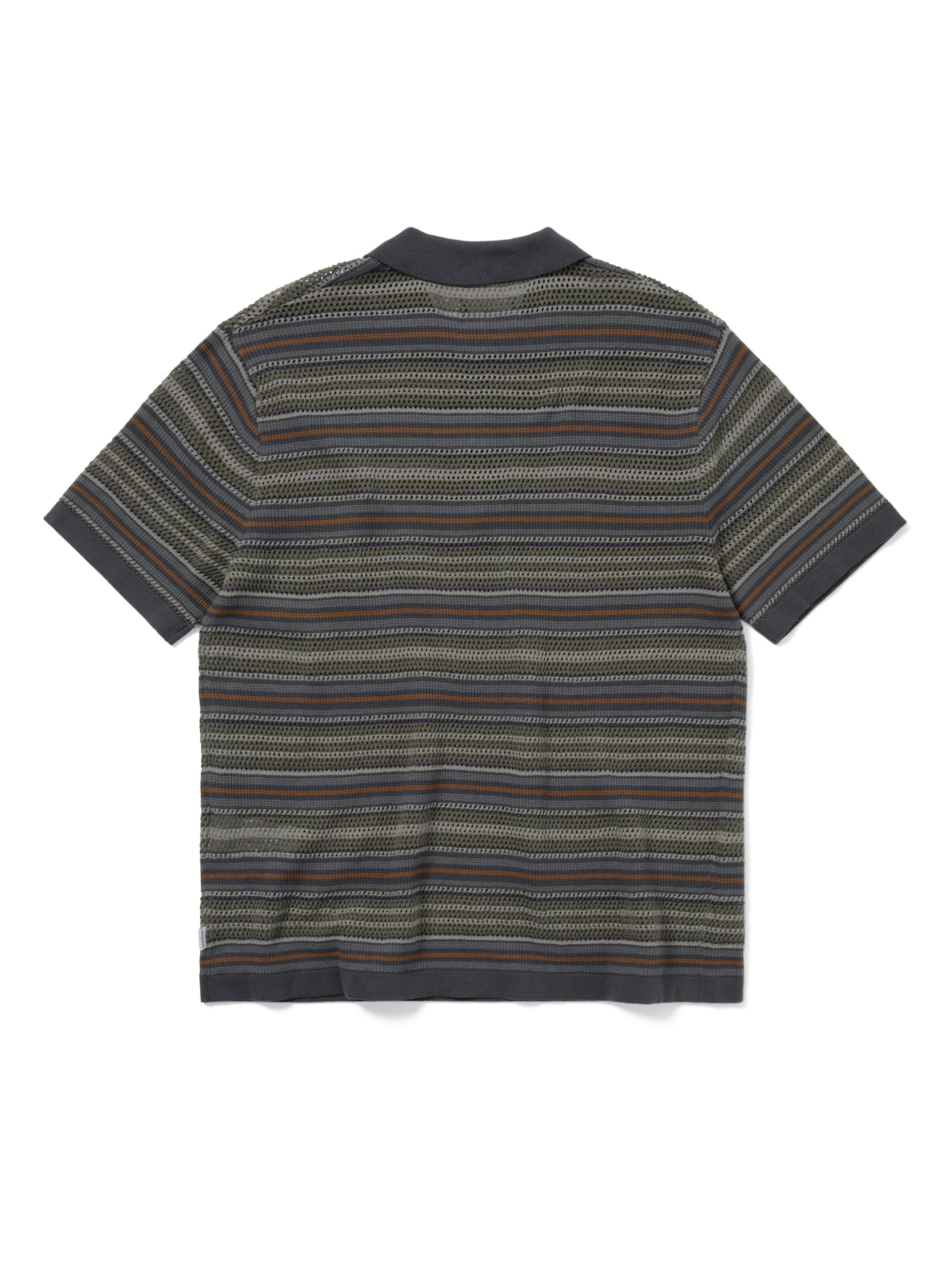 Striped S/S Knit Polo