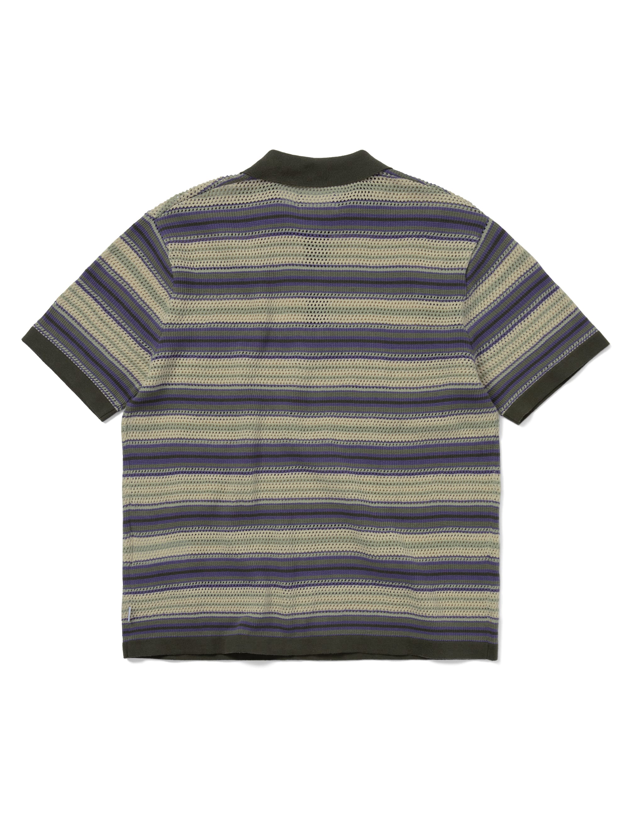 Striped S/S Knit Polo