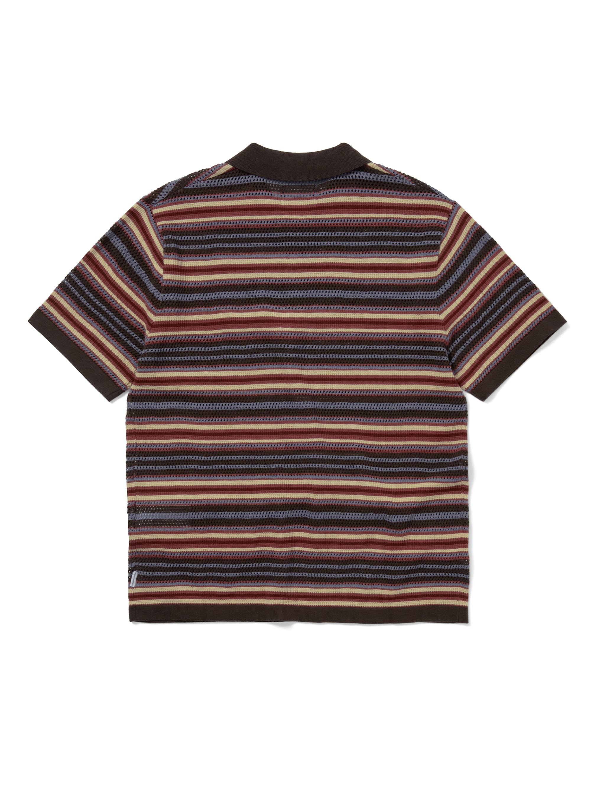 Striped S/S Knit Polo