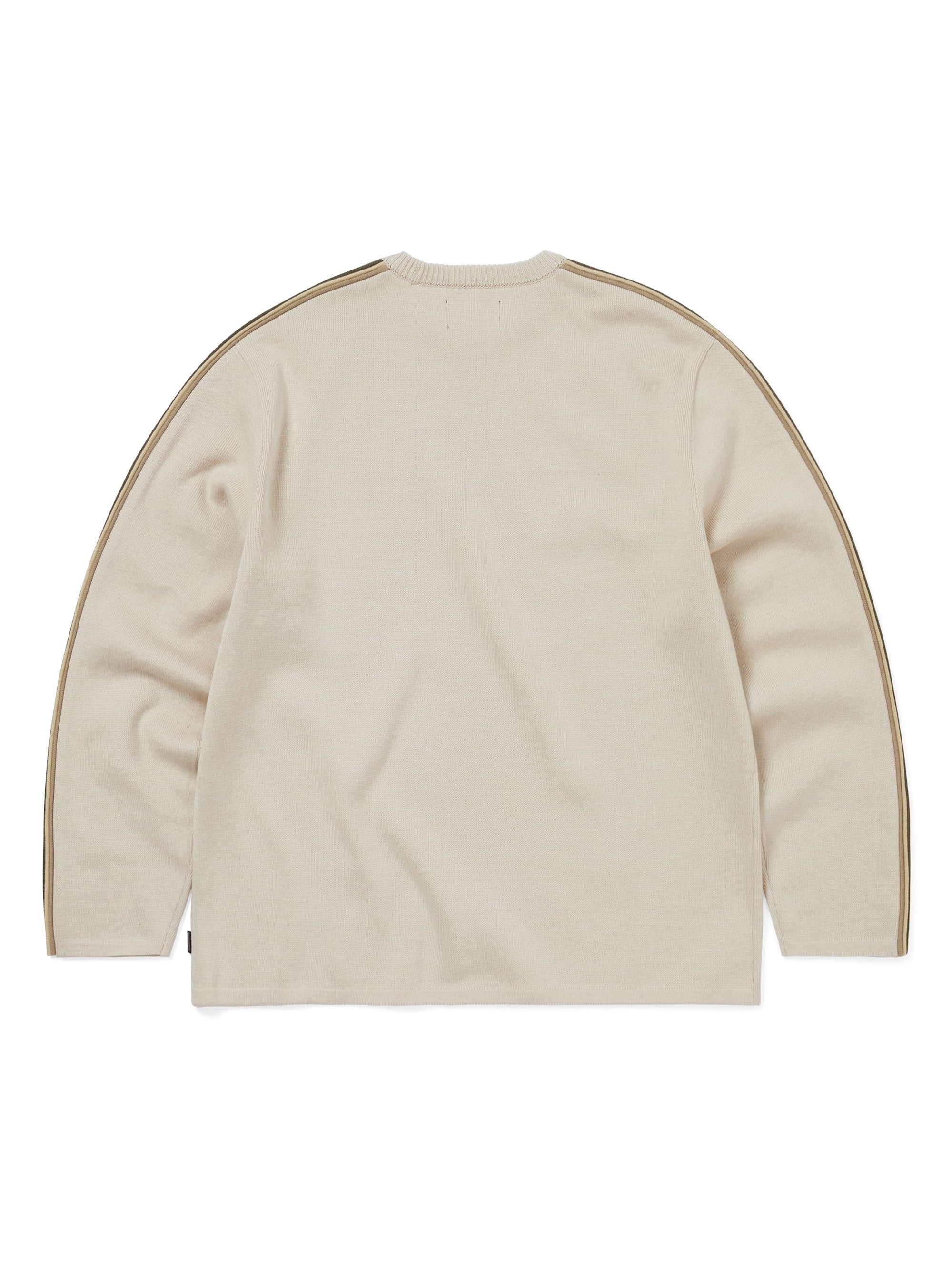 Striped Sleeve Knit Crew – thisisneverthat® JP