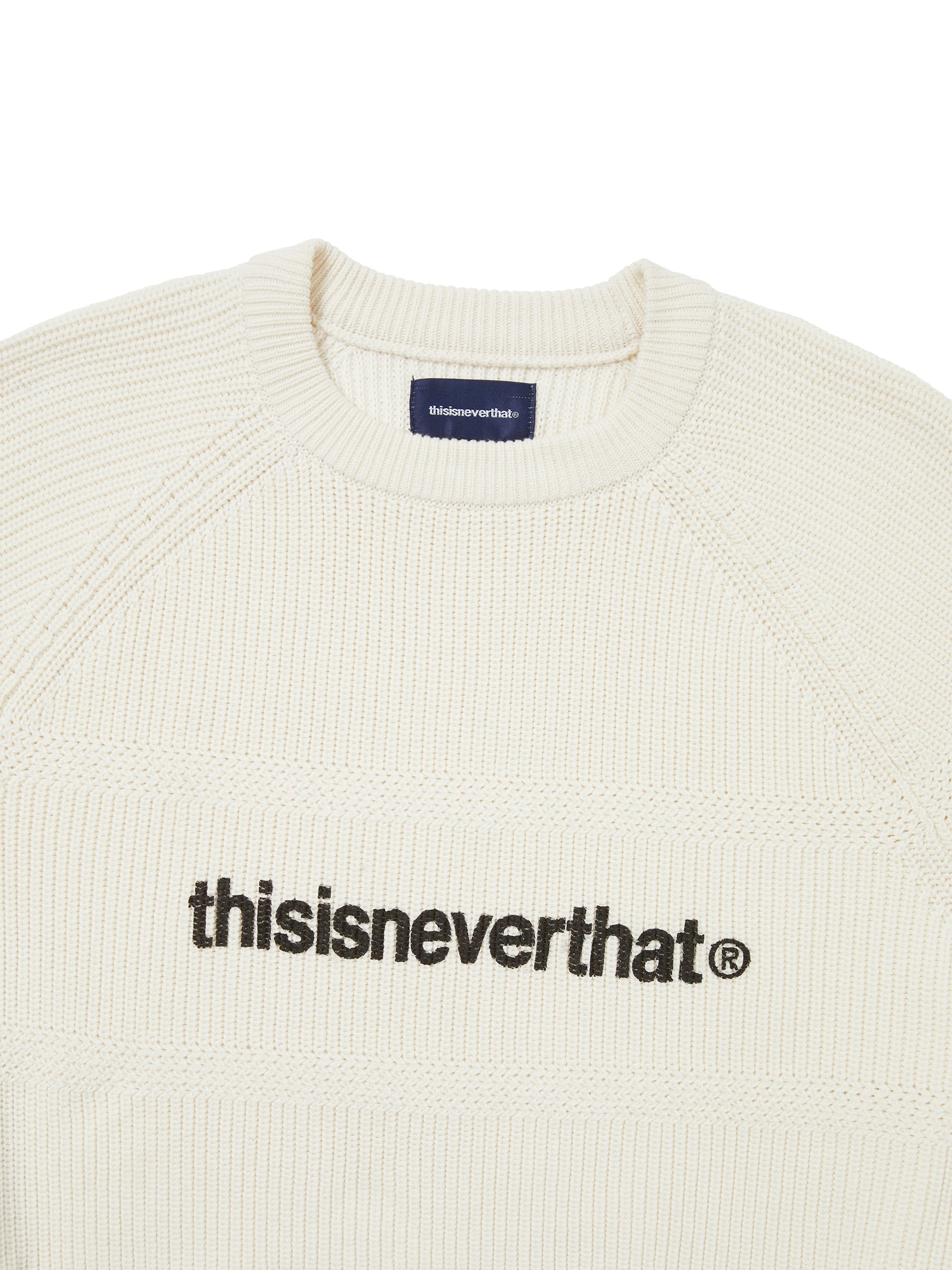 T-Logo Knit Sweater – thisisneverthat® JP