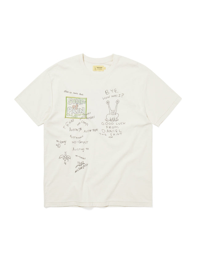 TNT Daniel Johnston SONGS of PAIN Faded Tee